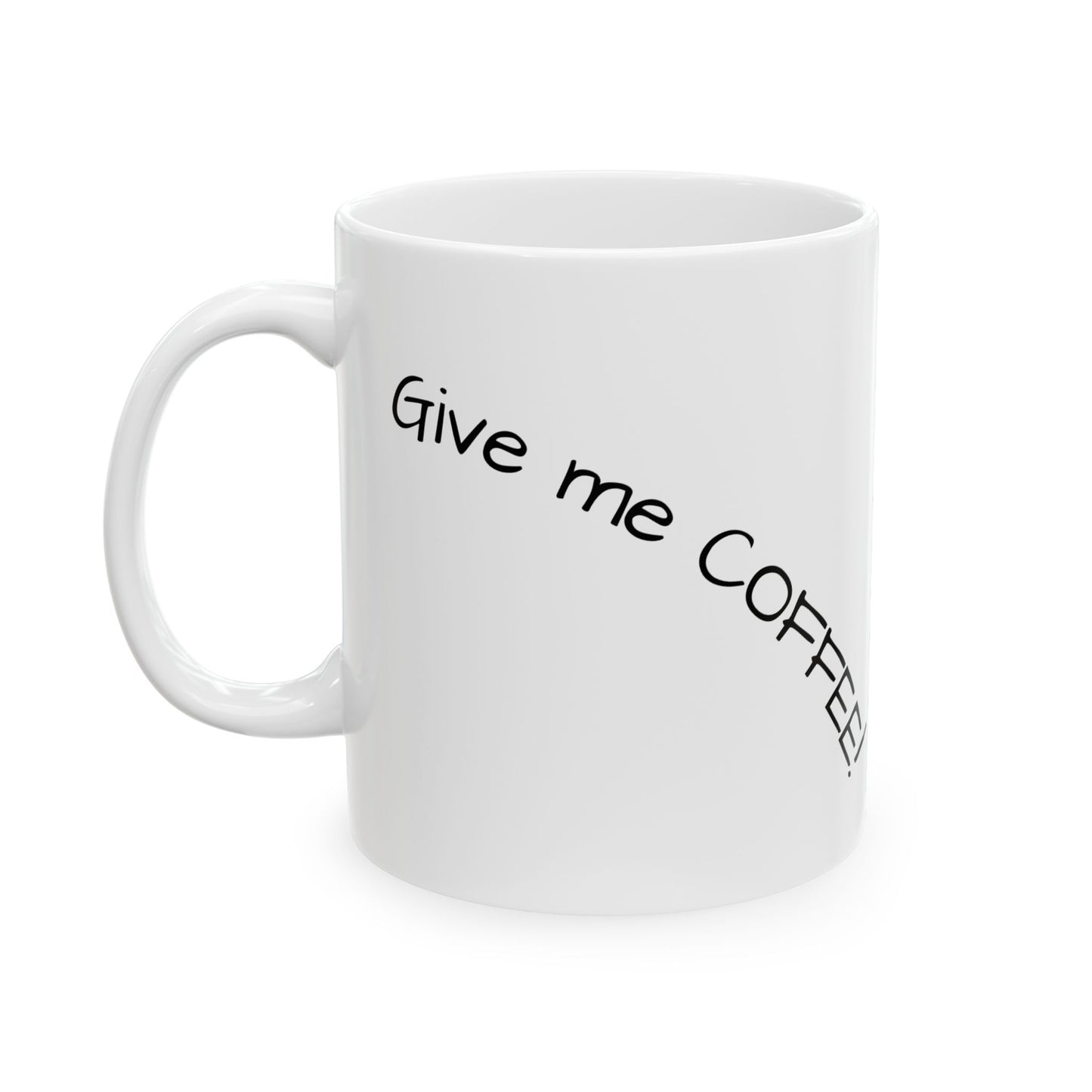 Black Cat Café Ceramic Mug – Cute Cat Silhouette Coffee Cup (11oz, 15oz)