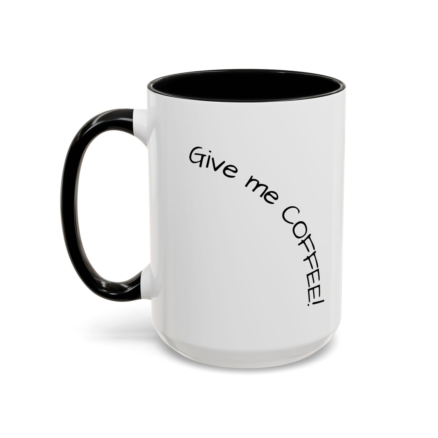 Black Cat Cafe Coffee Mug — 11/15oz Accent Ceramic Mug with Black Cat Silhouette
